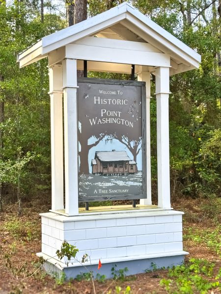 Historic Point Washington Entrance Sign