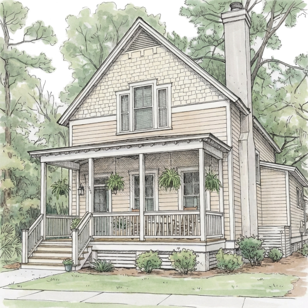 Point Washington Style Home