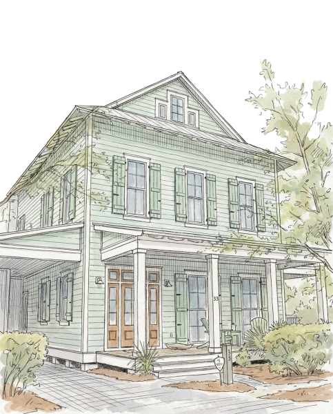 Point Washington Style Home