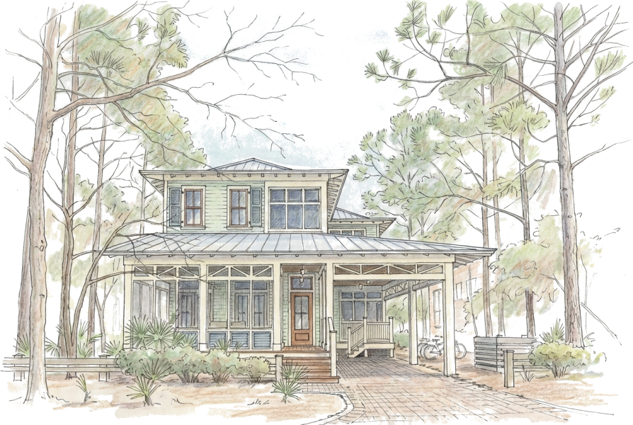Point Washington Style Home