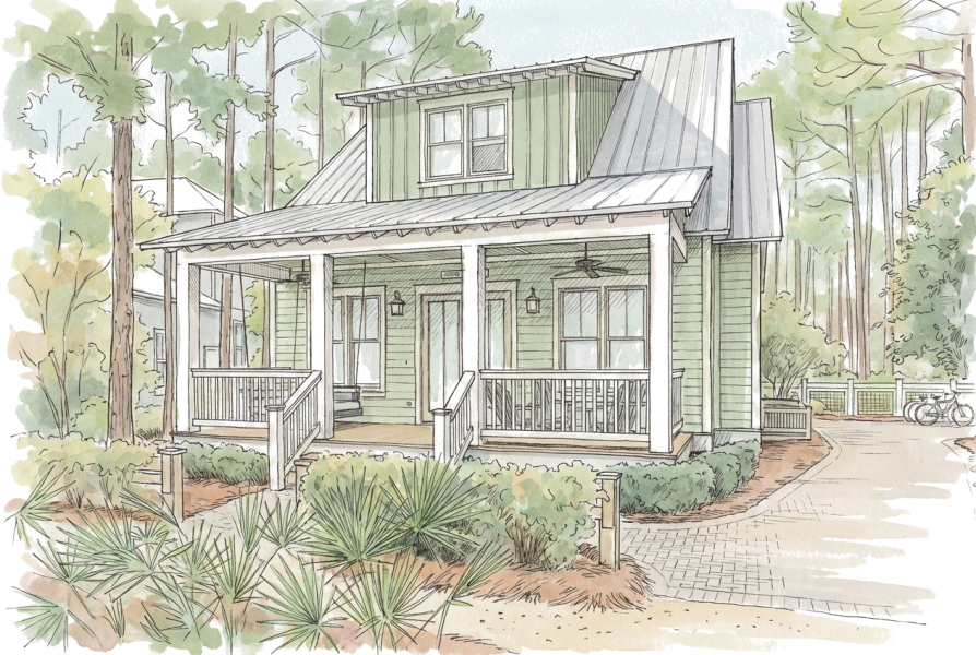 Point Washington Style Home