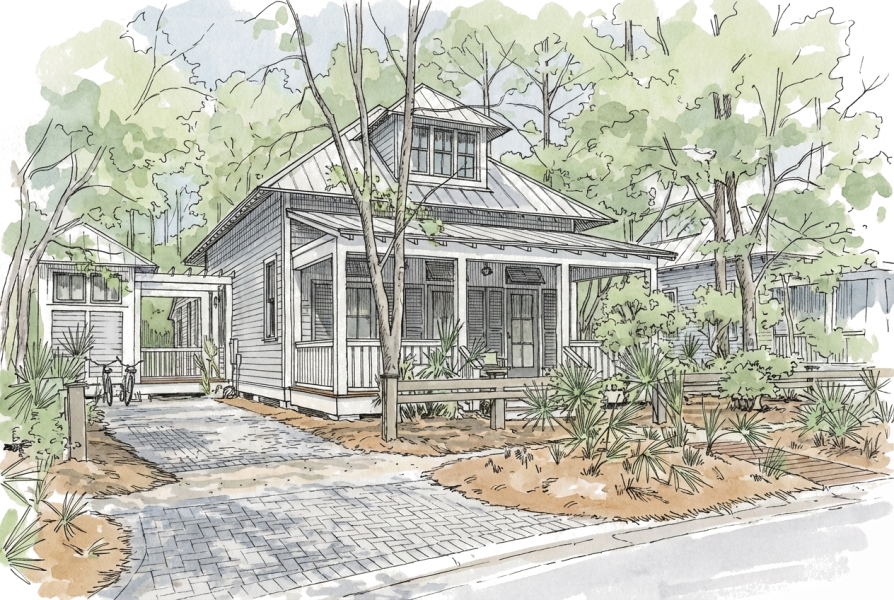 Point Washington Style Home