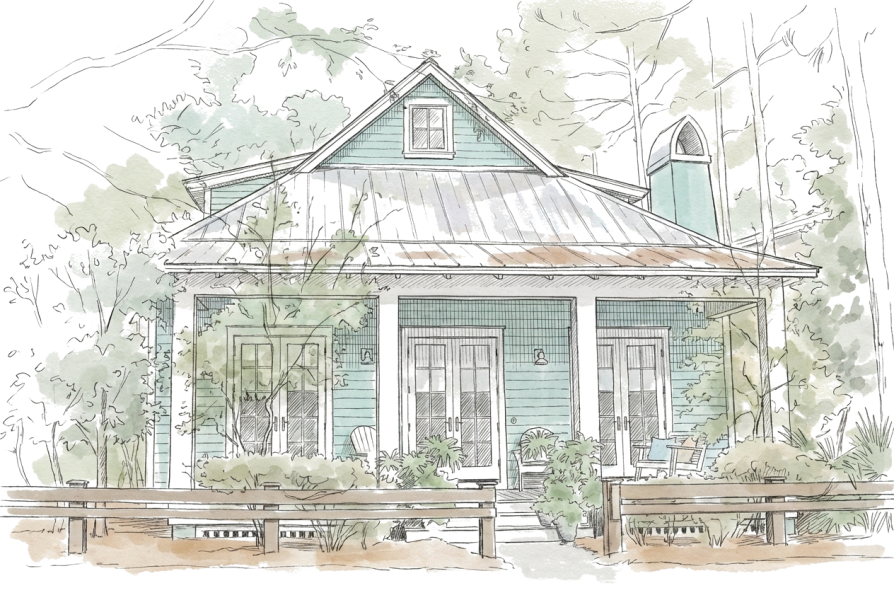 Point Washington Style Home