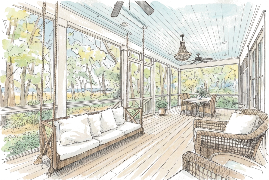 Point Washington Style Home