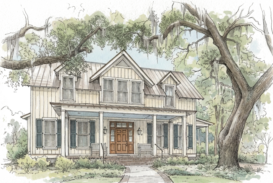Point Washington Style Home