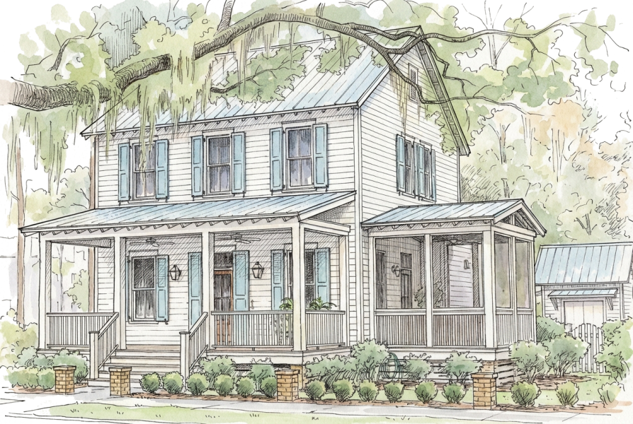 Point Washington Style Home